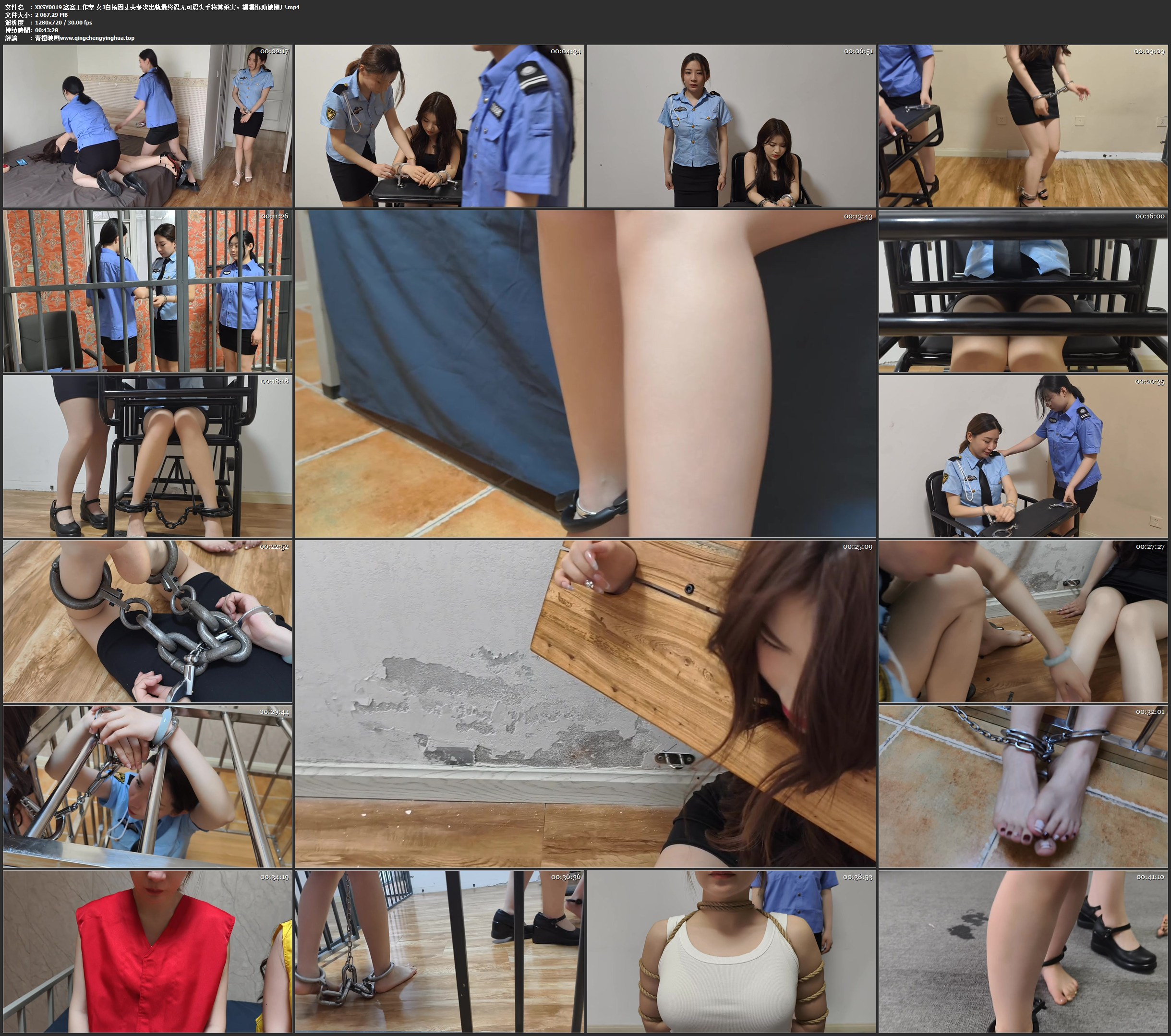 鑫鑫工作室 女J白杨因丈夫多次出轨最终忍无可忍失手将其杀害，糯糯协助她抛尸